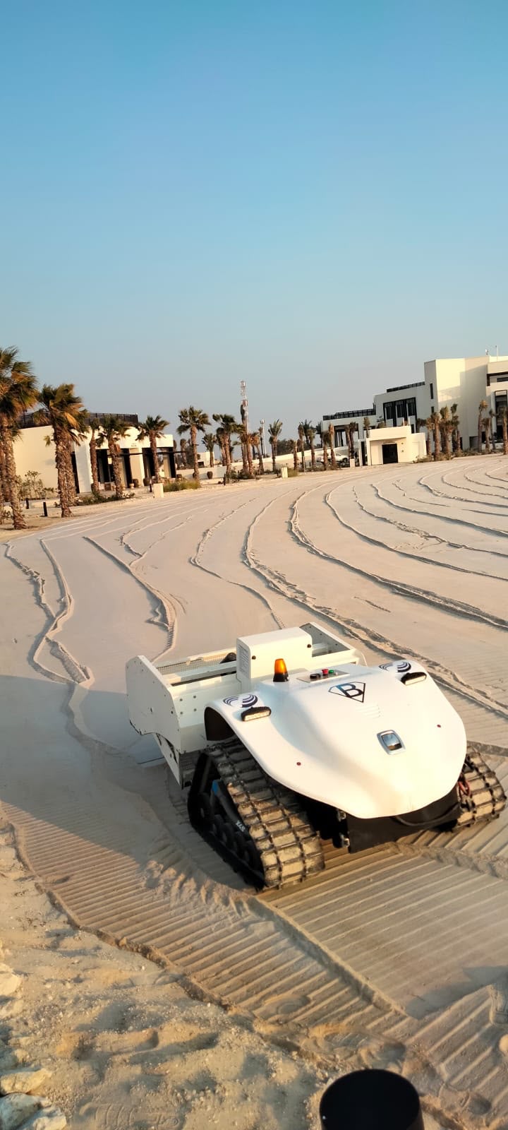 BeBot on the beach at Hawar Resort